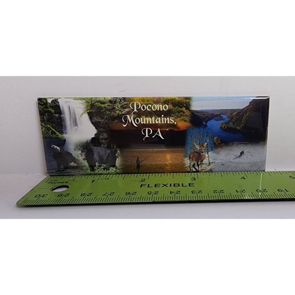 Americana Souvenirs & Gifts Pocono Mountains, PA Magnet Made in USA Wildlife - Picture 2 of 3